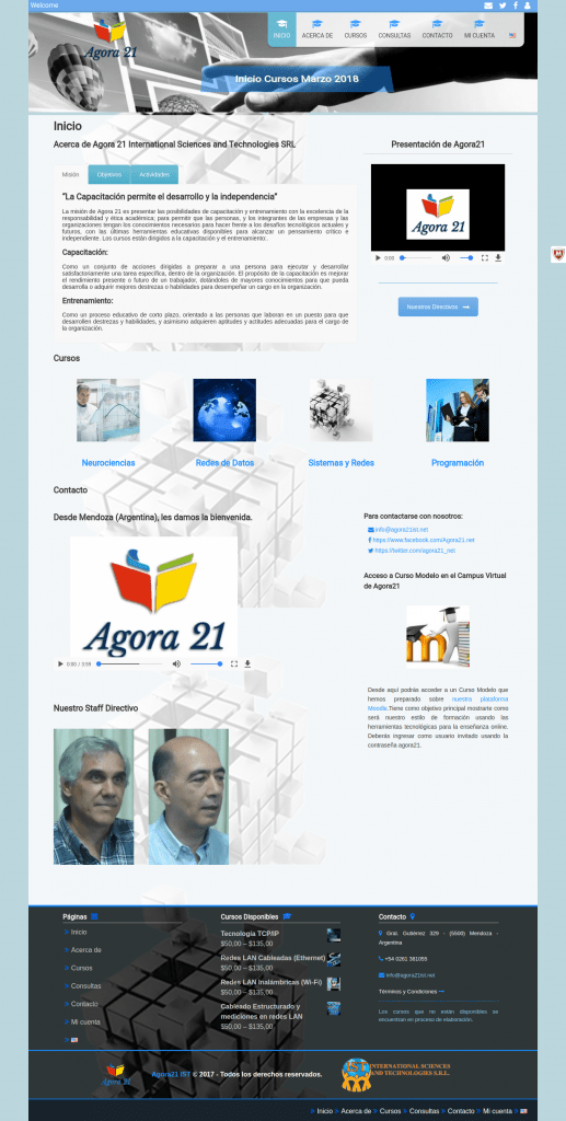 agora21ist.net - página de Inicio
